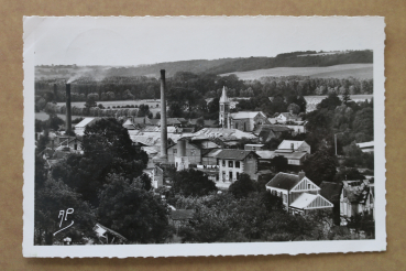 Postcard PC Bray-Lu 1960 factory railway station chruch houses France 95 Val de Oise